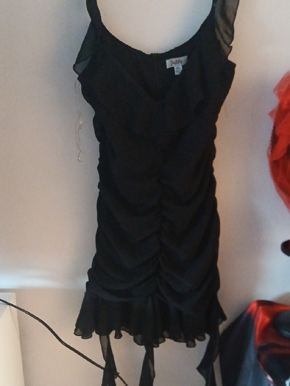 Black Ruffled Dress
